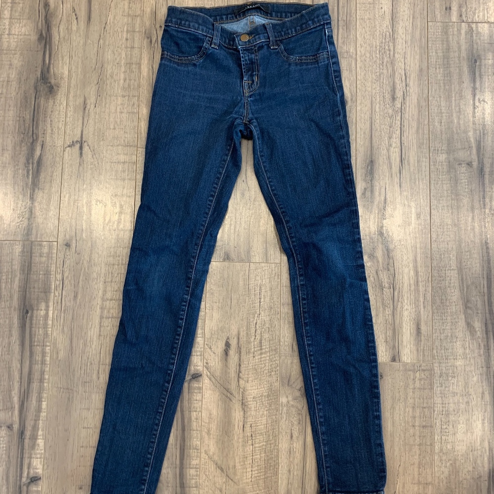 J Brand Midrise Super Skinny Jeans Starless - Picture 4 of 8